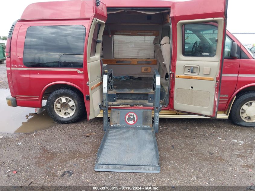 1999 Chevrolet Express VIN: 1GBFG15R3X1134352 Lot: 39763815