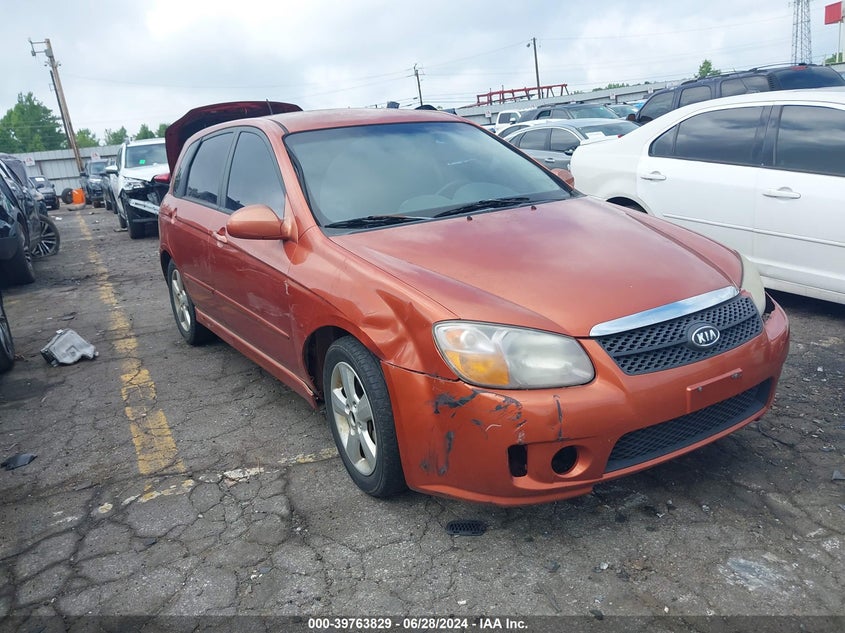 2007 Kia Spectra Sx VIN: KNAFE161675003173 Lot: 39763829
