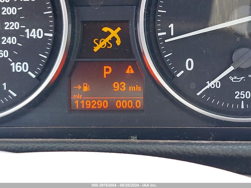 2009 BMW 328I I Sulev VIN: WBAWV13539P121664 Lot: 39763854