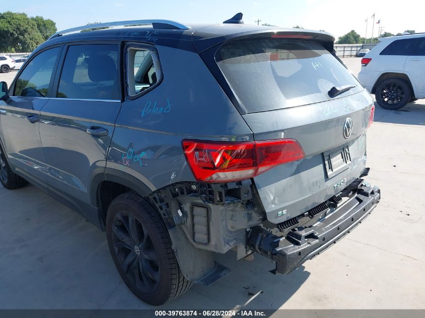 2024 Volkswagen Taos 1.5T Se VIN: 3VVEX7B25RM008132 Lot: 39763874