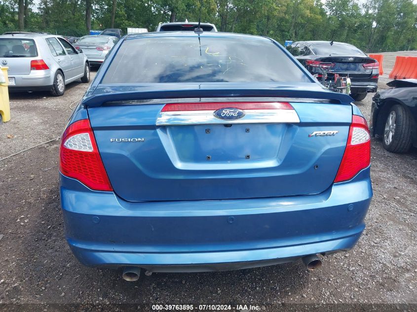 2010 Ford Fusion Sport VIN: 3FAHP0KC6AR186737 Lot: 39763895