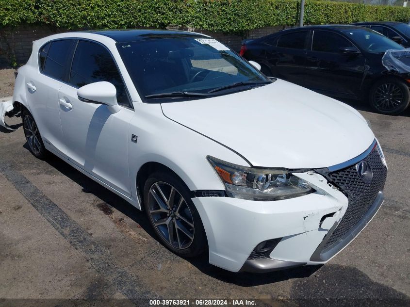 2015 Lexus Ct 200 VIN: JTHKD5BH2F2217963 Lot: 39763921