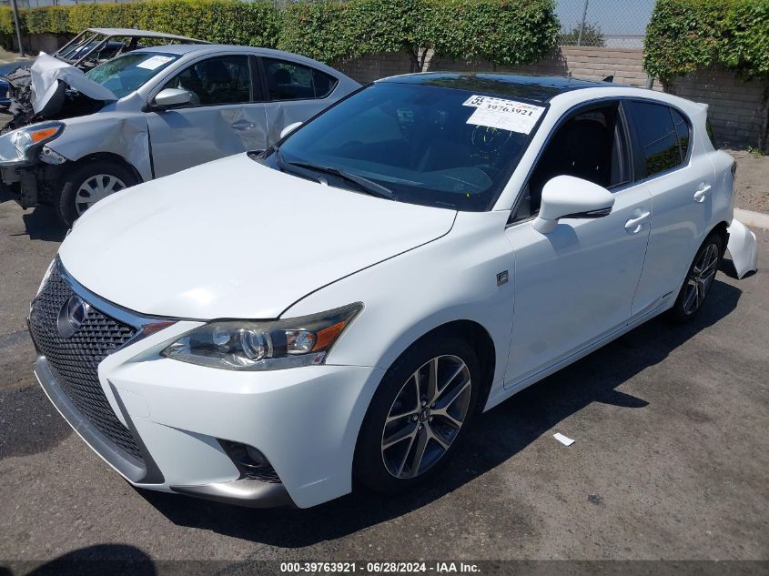 2015 Lexus Ct 200 VIN: JTHKD5BH2F2217963 Lot: 39763921