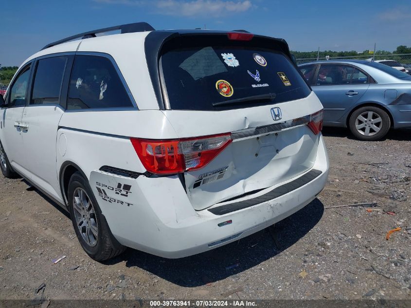 2012 Honda Odyssey Ex-L VIN: 5FNRL5H60CB026379 Lot: 39763941