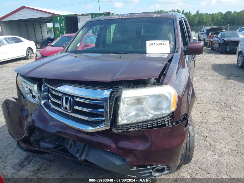 2014 Honda Pilot Exl VIN: 5FNYF3H56EB007966 Lot: 39763948