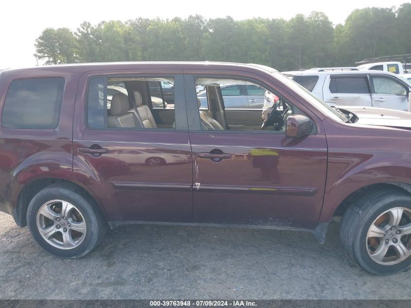 2014 Honda Pilot Exl VIN: 5FNYF3H56EB007966 Lot: 39763948