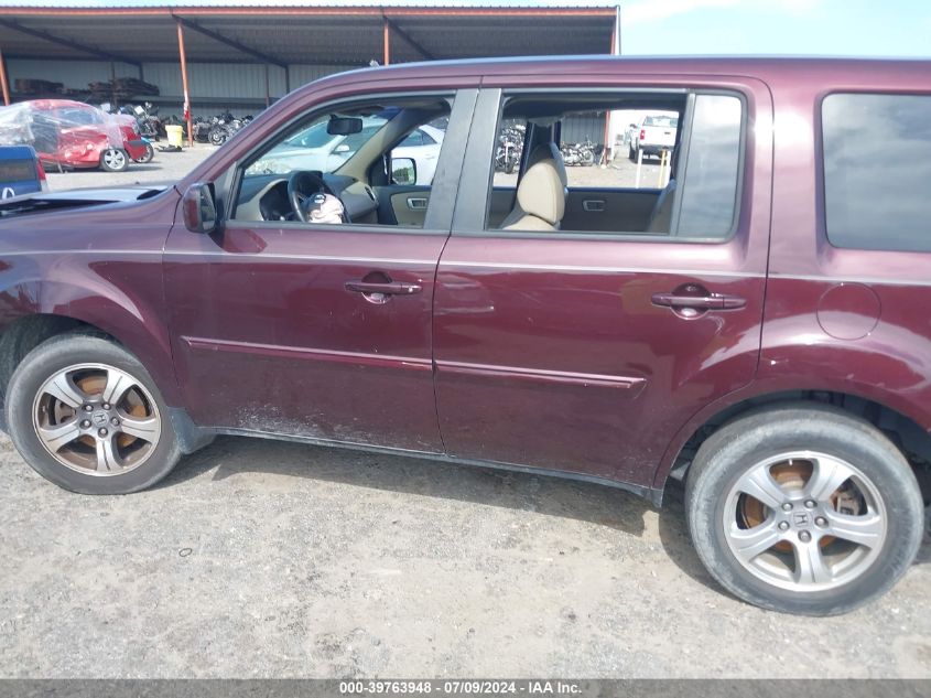 2014 Honda Pilot Exl VIN: 5FNYF3H56EB007966 Lot: 39763948