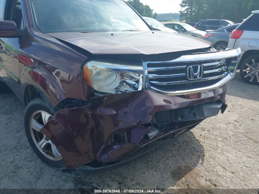 2014 Honda Pilot Exl VIN: 5FNYF3H56EB007966 Lot: 39763948
