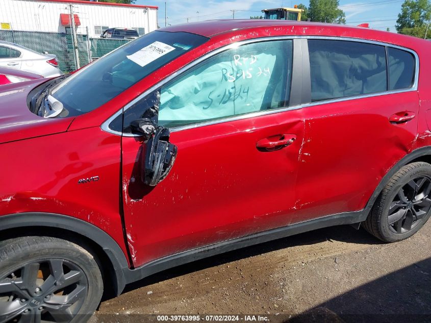 2022 Kia Sportage Lx VIN: KNDPMCAC0N7021992 Lot: 39763995