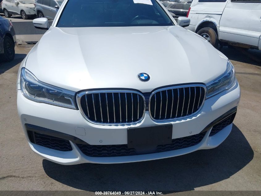 2019 BMW 750I VIN: WBA7F0C5XKGM25771 Lot: 39764049