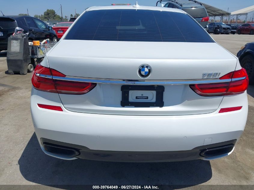 2019 BMW 750I VIN: WBA7F0C5XKGM25771 Lot: 39764049