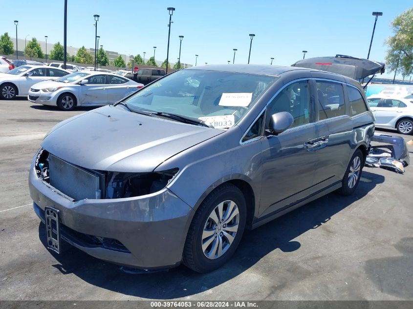 2017 Honda Odyssey Ex-L VIN: 5FNRL5H60HB000064 Lot: 39764053