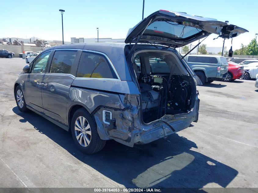 2017 Honda Odyssey Ex-L VIN: 5FNRL5H60HB000064 Lot: 39764053