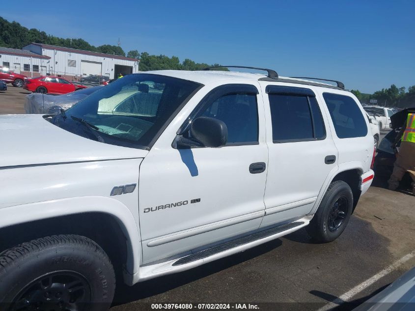 1998 Dodge Durango Slt VIN: 1B4HS28Y5WF155472 Lot: 39764080