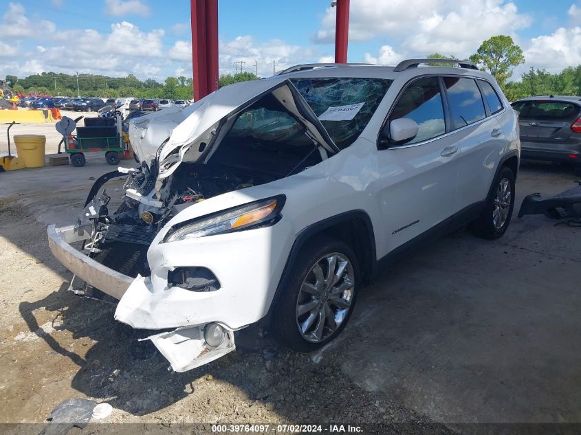 2016 Jeep Cherokee Limited VIN: 1C4PJLDB8GW256905 Lot: 39764097