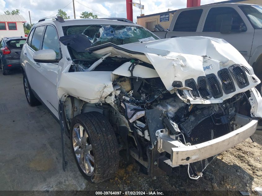 2016 Jeep Cherokee Limited VIN: 1C4PJLDB8GW256905 Lot: 39764097