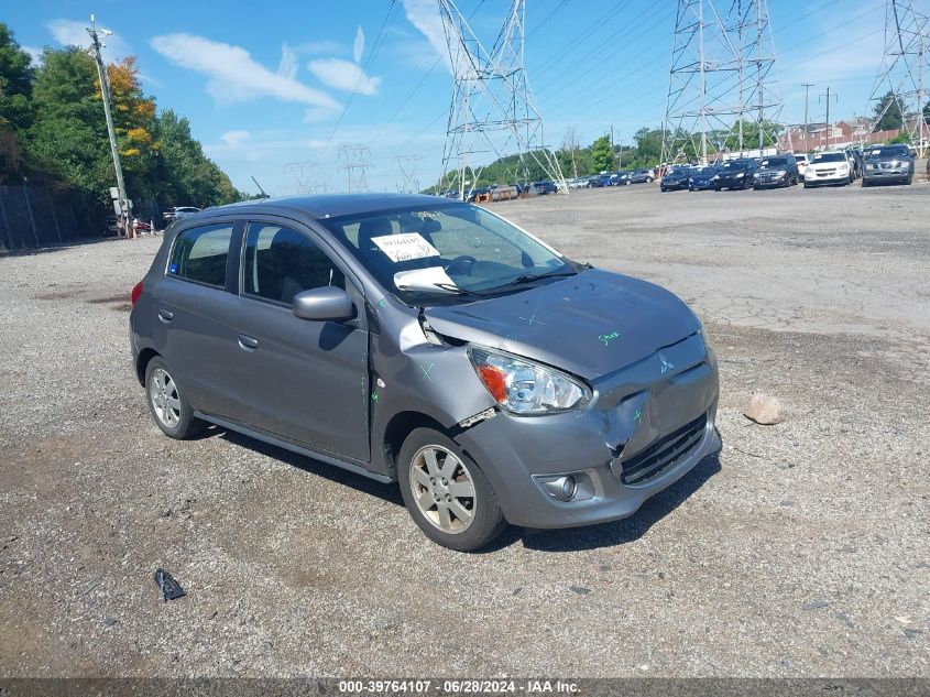 2015 Mitsubishi Mirage Es VIN: ML32A4HJ0FH059671 Lot: 39764107