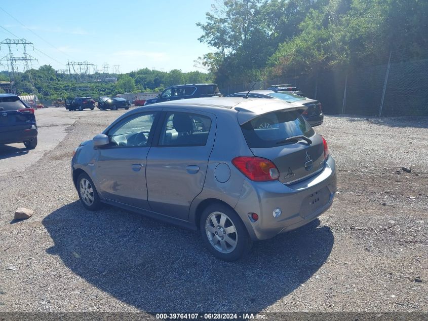 2015 Mitsubishi Mirage Es VIN: ML32A4HJ0FH059671 Lot: 39764107