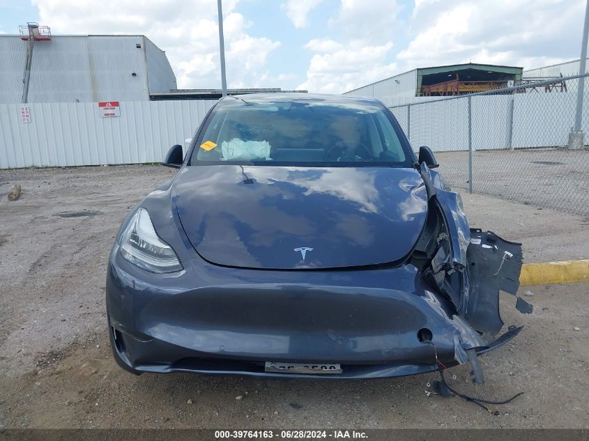 2021 Tesla Model Y Long Range Dual Motor All-Wheel Drive VIN: 5YJYGDEE3MF249796 Lot: 39764163