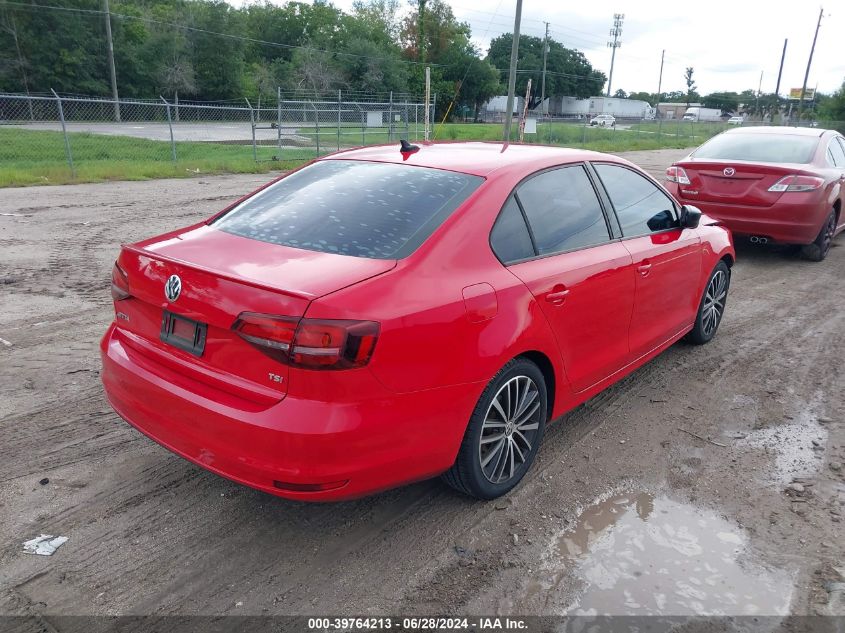 2016 Volkswagen Jetta 1.8T Sport VIN: 3VWD17AJ4GM375747 Lot: 39764213