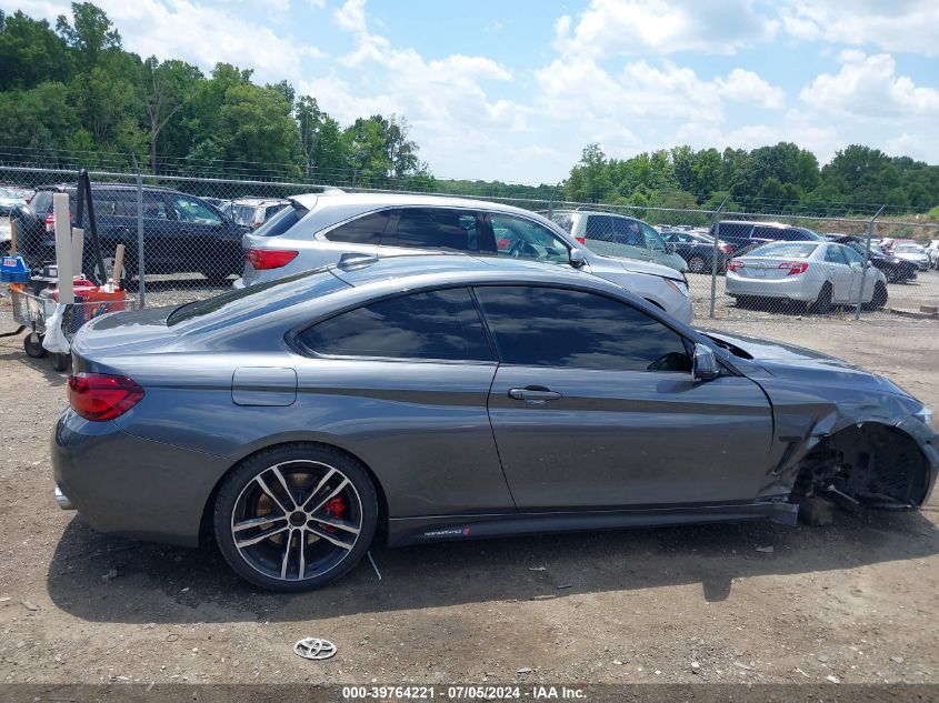 2020 BMW 440I VIN: WBA4W7C01LFH17657 Lot: 39764221