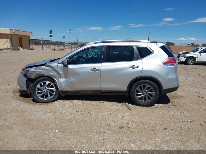 2016 Nissan Rogue Sl VIN: 5N1AT2MT5GC730017 Lot: 39764226