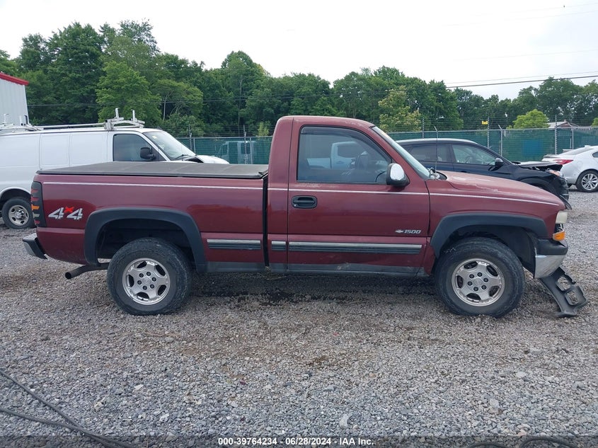 2002 Chevrolet Silverado K1500 VIN: 1GCEK14T62Z251744 Lot: 39764234