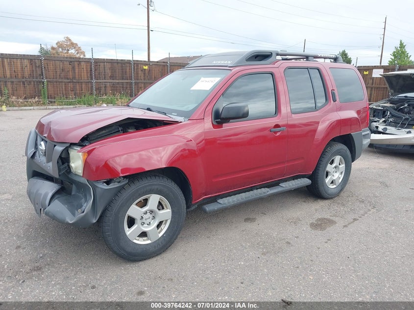 2007 Nissan Xterra S VIN: 5N1AN08U77C547266 Lot: 39764242