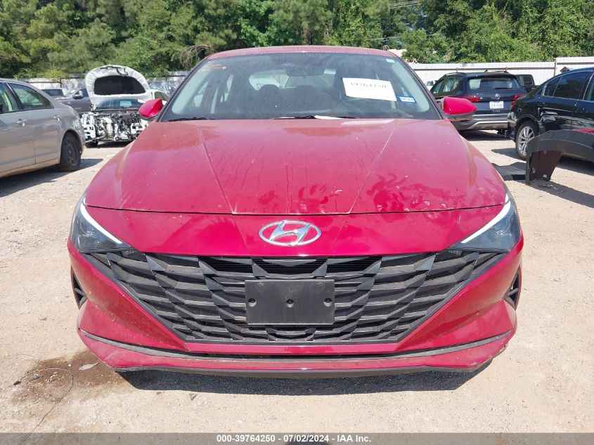 2022 Hyundai Elantra Sel VIN: KMHLM4AG5NU321645 Lot: 39764250