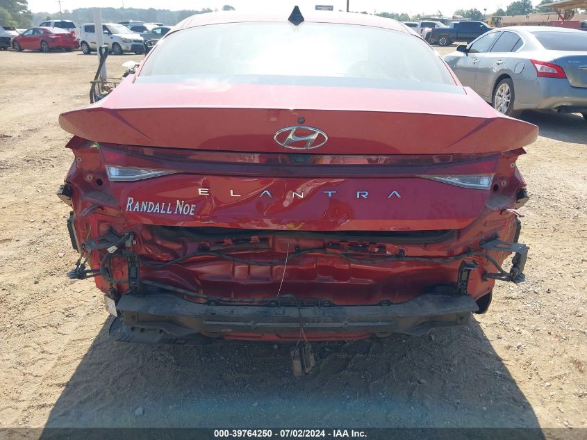 2022 Hyundai Elantra Sel VIN: KMHLM4AG5NU321645 Lot: 39764250