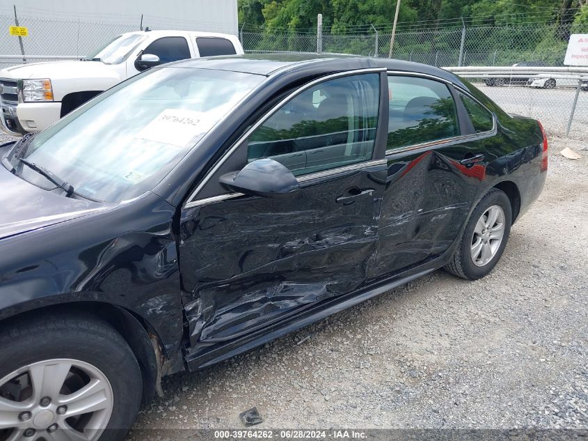 2012 Chevrolet Impala Ls VIN: 2G1WF5E3XC1249691 Lot: 39764262