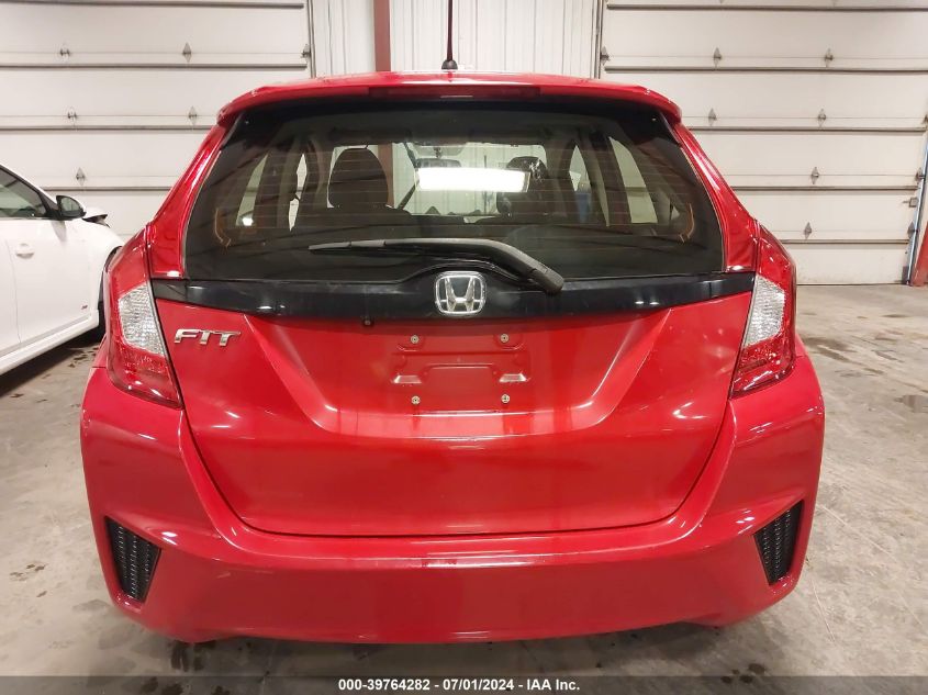 2016 Honda Fit Lx VIN: JHMGK5H50GX003289 Lot: 39764282