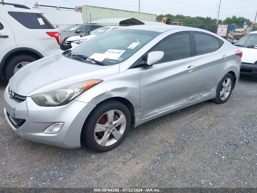 2012 Hyundai Elantra Gls (Ulsan Plant) VIN: KMHDH4AE3CU401871 Lot: 39764288
