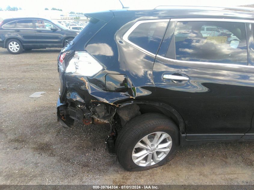 2016 Nissan Rogue Sv VIN: KNMAT2MV0GP621091 Lot: 39764334