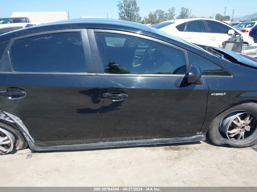 2011 Toyota Prius Two VIN: JTDKN3DU1B5247283 Lot: 39764344