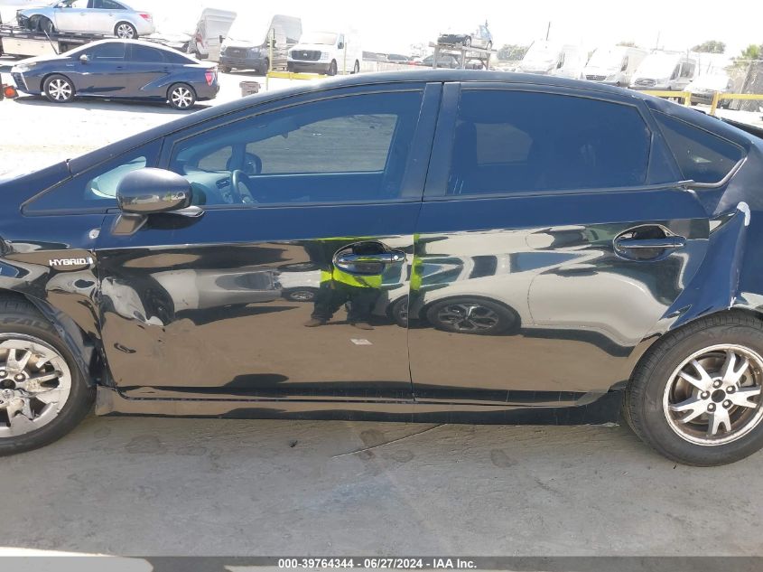 2011 Toyota Prius Two VIN: JTDKN3DU1B5247283 Lot: 39764344