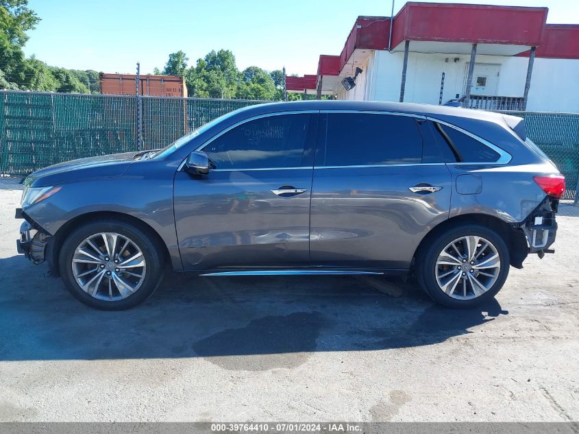 2017 Acura Mdx Technology Package VIN: 5FRYD4H53HB032595 Lot: 39764410