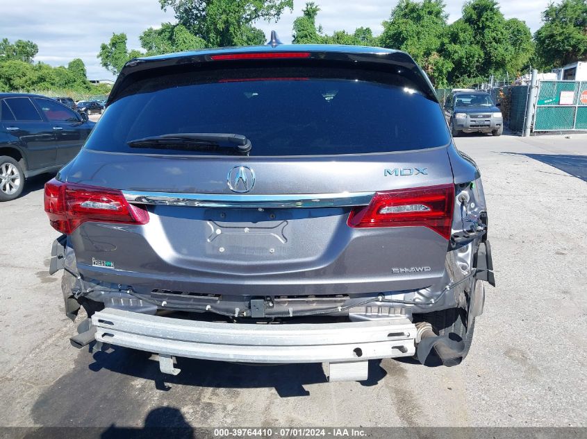 2017 Acura Mdx Technology Package VIN: 5FRYD4H53HB032595 Lot: 39764410