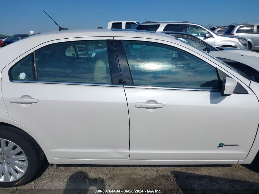 2011 Ford Fusion Hybrid Hybrid VIN: 3FADP0L35BR333211 Lot: 39764494