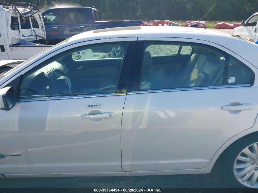 2011 Ford Fusion Hybrid Hybrid VIN: 3FADP0L35BR333211 Lot: 39764494