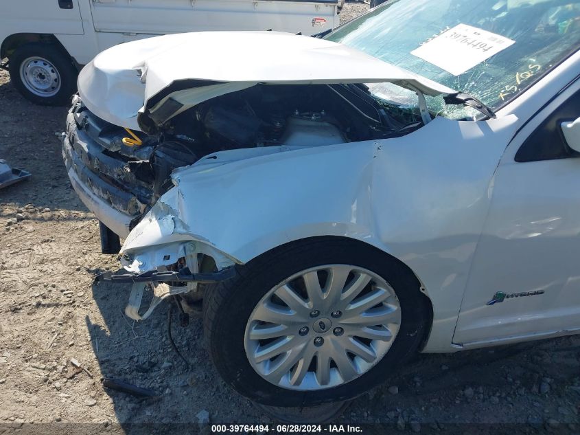 2011 Ford Fusion Hybrid Hybrid VIN: 3FADP0L35BR333211 Lot: 39764494