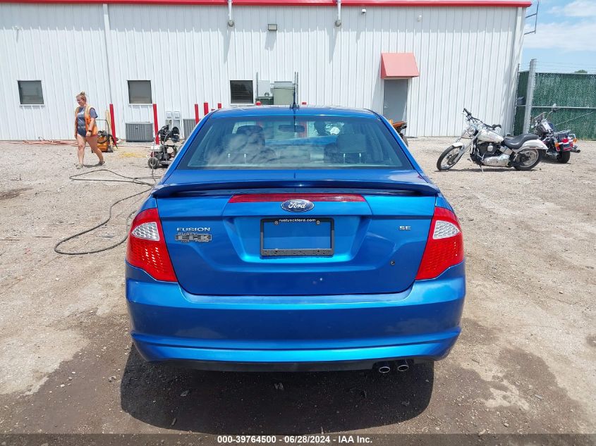 2012 Ford Fusion Se VIN: 3FAHP0HA4CR396231 Lot: 39764500