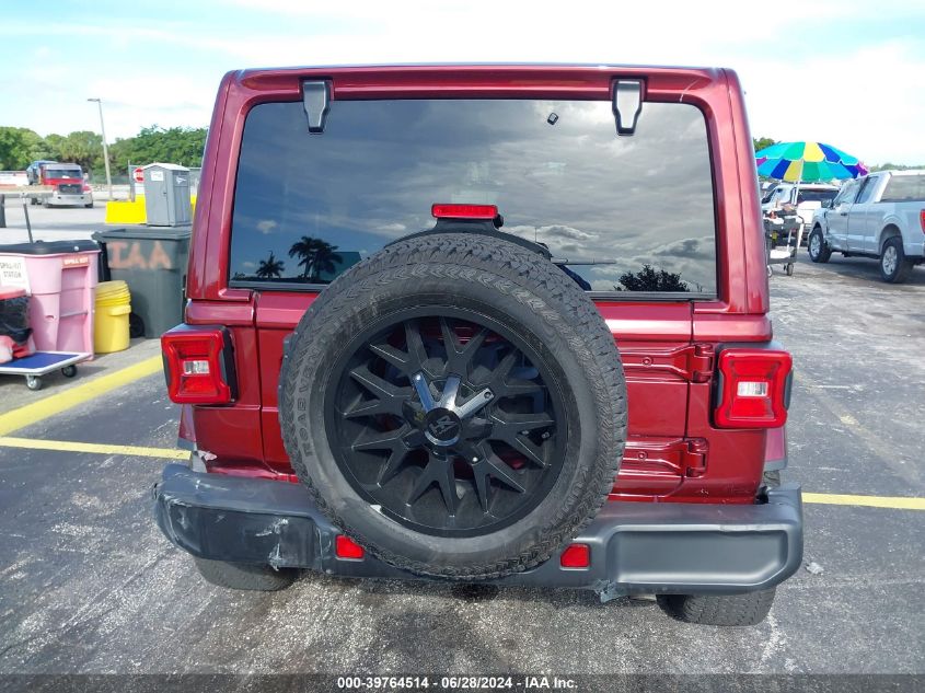 2021 Jeep Wrangler Unlimited Sahara Altitude 4X4 VIN: 1C4HJXEG4MW864101 Lot: 39764514