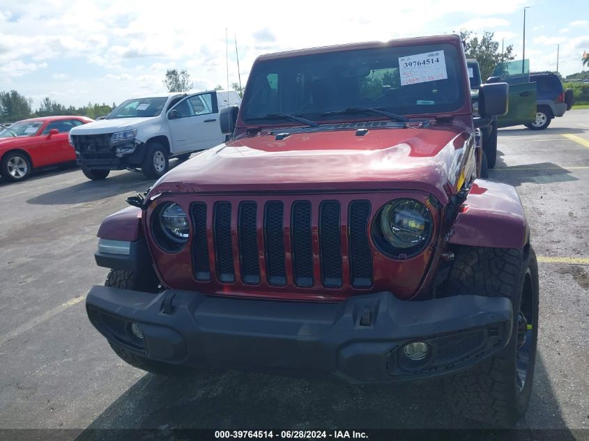 2021 Jeep Wrangler Unlimited Sahara Altitude 4X4 VIN: 1C4HJXEG4MW864101 Lot: 39764514