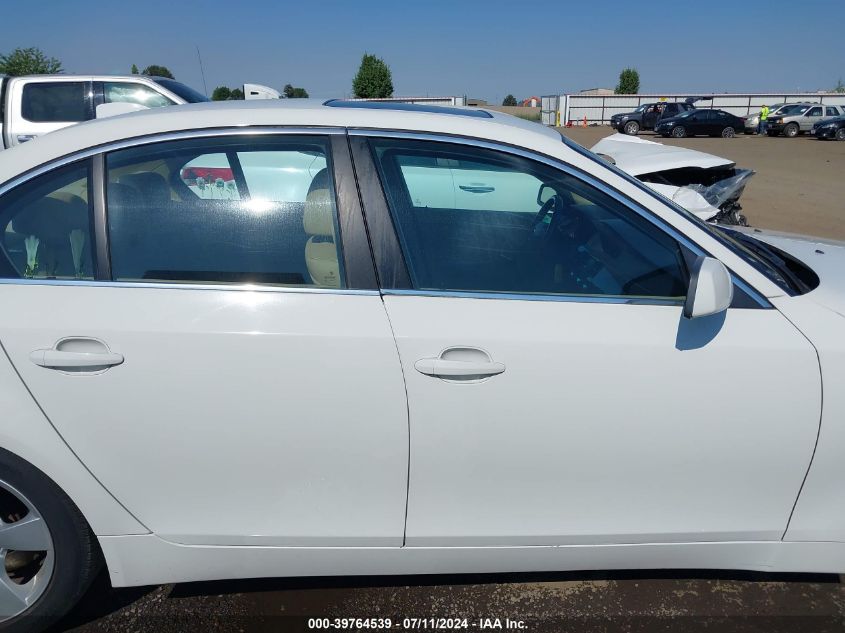 2006 BMW 530I VIN: WBANE735X6CM40643 Lot: 39764539