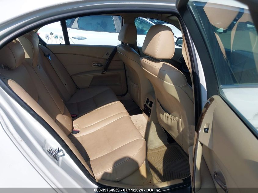 2006 BMW 530I VIN: WBANE735X6CM40643 Lot: 39764539