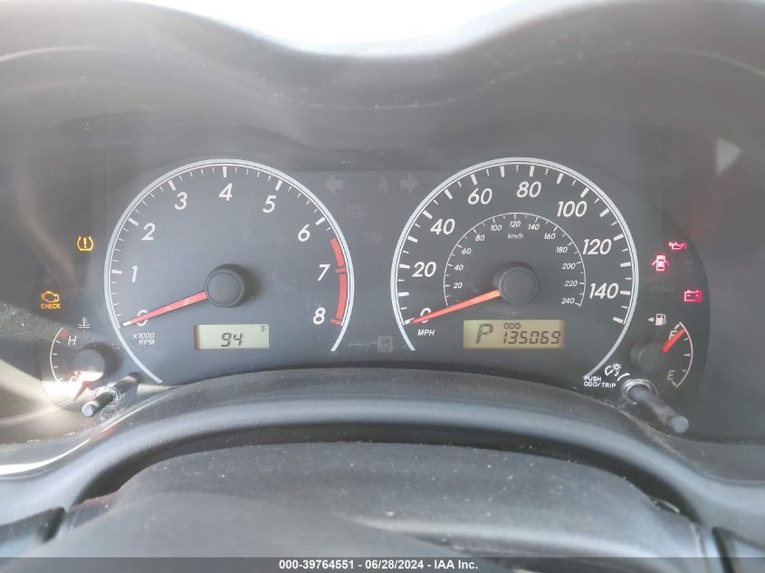 2011 Toyota Corolla Le VIN: JTDBU4EE3B9165256 Lot: 39764551