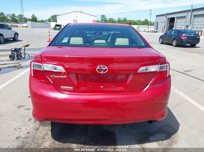 2012 Toyota Camry L VIN: 4T1BF1FK4CU589651 Lot: 39764562