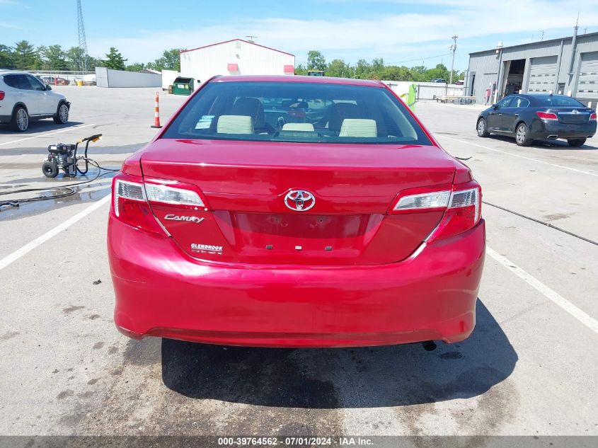 2012 Toyota Camry L VIN: 4T1BF1FK4CU589651 Lot: 39764562