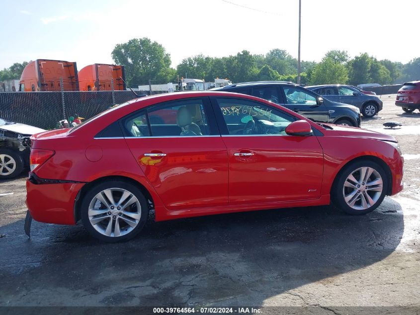 2012 Chevrolet Cruze Ltz VIN: 1G1PH5SC3C7150832 Lot: 39764564